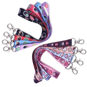 Promotional Sublimation Printing Polyester Lanyards Custom Logo Lanyard Neck Strap With Clip