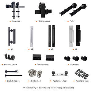 ประตูหมุนอลูมิเนียมสำหรับทางเข้าบ้านเพื่อความปลอดภัยที่ทันสมัย - Product Image 5