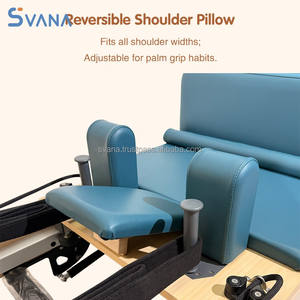 Lit de Pilates pliable en érable professionnel, durable, à résistance réglable, pour studio de Pilates et bien-être - Product Image 6