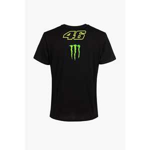 T-shirt sportif col rond à pois, design 46, 100 % coton noir, manches courtes, anti-rétrécissement, haut pour homme, vente en gros - Product Image 2