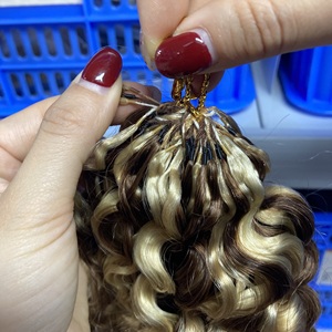 Prix d'usine, vente chaude, <span class=keywords><strong>cheveux</strong></span> Remy vietnamiens couleur 4/27/613 #   Extensions de <span class=keywords><strong>cheveux</strong></span> humains bouclés birmanes pour tresses au crochet - Product Image 3