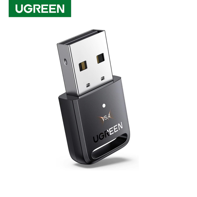 UGREEN USB Blue-tooth Adapter 5.4 Plug & Play PC Wireless Keyboard Blue-tooth Receiver & Transmitter for Windows 11/10/8.1