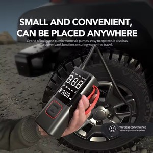Mini bomba eléctrica portátil para neumáticos, inflador de neumáticos de motocicleta automático inteligente digital para bicicleta, bomba de aire inalámbrica para coche - Product Image 6