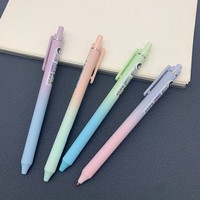 2026 Snel Droogende Gel Ink Pen Fijne Punt 0.5mm Zwarte Rollerinkt Met Esthetische Verloopkleur Emmer voor Dagboeknotities