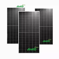 Panel Surya Jinko Solar 575W 580W 585W 590W 595W 600W Tiger Neo N-Type 72HL4-BDV Modul PV Mono Bifasial Kaca Ganda