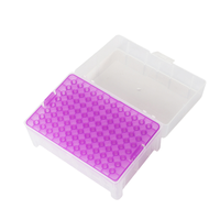 BestPrice 200Ul Boîte à embouts de pipette 96 embouts de pipette vides Support pour laboratoire