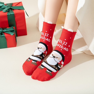 Calze Natalizie alla Moda a Metà Polpaccio per Uomo e Donna, Simpatici Calzini Autunno/Inverno in Stile Giapponese - Product Image 2