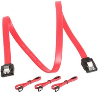 Cable de datos hembra a hembra, Cable de 8 pulgadas, 45CM, 1M, SATA II III, SATA II III, 6,0 Gbps, 7 pines, con pestillo de bloqueo