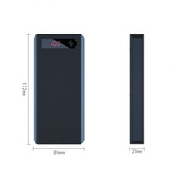 8*18650 boîtiers de batterie externe support de batterie double USB Type C Charge coque de bricolage 18650 boîtier de batterie boîte de rangement
