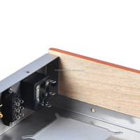 Châssis d'amplificateur DIY 6N8P en acier inoxydable de 1,0 mm pour préamplificateur DAC