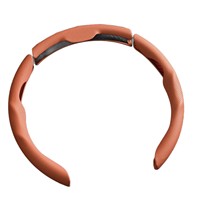 Couvre-volant de voiture en cuir Nappa simple toutes saisons Style sportif Accessoires pour modèles Cayenne