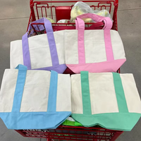 Sac fourre-tout en toile avec logo personnalisé, plusieurs couleurs disponibles, fond contrasté, sac de shopping réutilisable, écologique, cadeau promotionnel