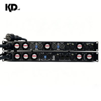 Amplificateur de classe D 4 canaux 4x800W, boîtier métallique 1U, audio haute résolution 8/2 stable pour systèmes multi-zones