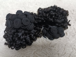 Letsfly - Extensiones de Cabello Rizado Natural Brasileño Remy, Cabello Humano Virgen al Por Mayor, 12 Pulgadas - Product Image 6