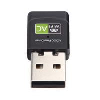 Controlador gratuito adaptador WIfi 600 Mbps banda Dual 2,4 GHz y 5GHz USB2.0 Wifi tarjeta de red Wifi Dongle 802.11n/G/A/AC RTL8811CU Win7/8/10