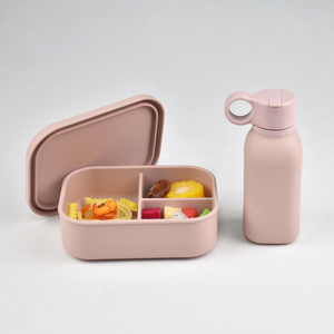 Fiambrera Bento portátil de silicona a prueba de fugas, botella de agua y contenedor de comida para llevar cómodamente su comida - Product Image 6