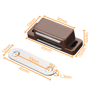 Kitchen Wardrobe Cupboard Cabinet Magnetic Catch Furniture Cabinet Magnetic <strong>Door</strong> Stopper - Product Image 5