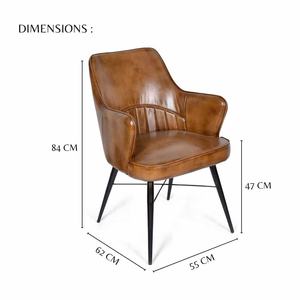 Chaises de salle à manger modernes avec sièges rembourrés confortables, construction robuste et design élégant, idéales pour la cuisine et la salle à manger - Product Image 5