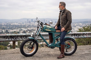 जिली 48 वी 750w 19.2 आह रेट्रो इलेक्ट्रिक गंदगी विंटेज इलेक्ट्रिक बाइक 20x4.0 इलेक्ट्रिक मोपेड स्टाइल ईबाइक - Product Image 4