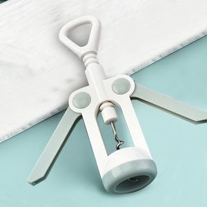Wholesale <b>Wine</b> Opener Corkscrew for <b>Bottles</b> Premium <b>Plastic</b> Stainless Steel Easy to Use Ergonomic Handle Accessory Home Bar - Product Image 3
