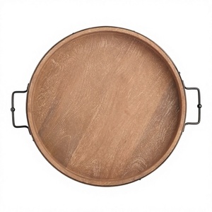 Plateau de service portable en bois, fait main, écologique, durable, à motif animalier, compatible lave-vaisselle et micro-ondes, finition polie - Product Image 6