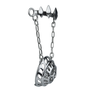 กรงเหล็กทรงกลมแบบ T-Type BDSM ทำจากสเตนเลสสตีลเข็มขัดพรหมจรรย์สำหรับ Sissy Fetish Play - Product Image 4