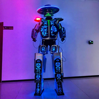 Multi Couleur Réglable Dynamique LED Éclairage Robot Vêtements Couleur Mécanique Set bar Discothèque Atmosphère Props