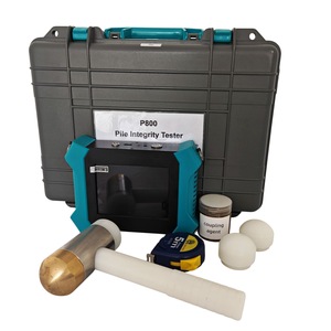 Testeur portable d'intégrité des pieux à faible contrainte (PIT) pour la détection des défauts des pieux de fondation en béton - Product Image 5