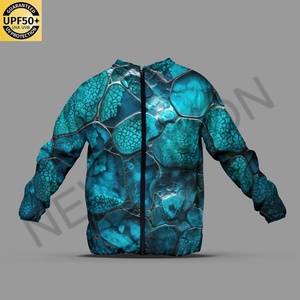 Veste coupe-vent légère personnalisée pour homme, protection solaire, imperméable, coupe-vent, veste de sport pour l'extérieur - Product Image 5
