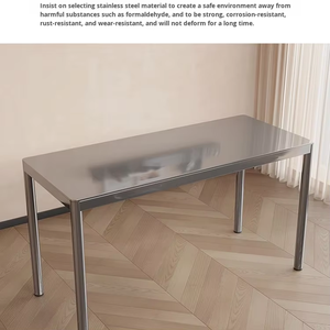 Meja Komputer baja tahan karat 304, kokoh & tahan karat untuk rumah kantor - Product Image 2