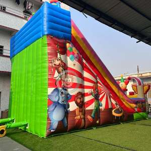 Tobogán Inflable con Temática de Payaso de Carnaval, Tobogán Inflable Comercial para Jugar - Product Image 4