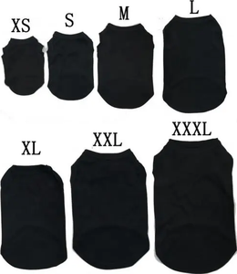 QUCHONPET 卸売 カスタマイズ 犬服 無地 ペット 犬用 Tシャツ 無地 犬用シャツ 高品質 ベスト - Product Image 3