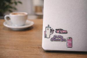 Vinilo Adhesivo para Coche <span class=keywords><strong>con</strong></span> Diseño de Mariposa, para Botellas, Máquina de Corte y Grabado para Vehículos Nuevos, Estampado en Oro, Adhesivo Personalizado de Moda - Product Image 6