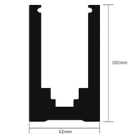 Neue Mode rahmenlose Glas Balkon Geländer Designs LED Licht Balkon Aluminium Geländer Glas für Villa