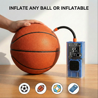 Pocket Tire Inflator Portable Air Compressor with Digital Gauge Fast Inflation Plastic CE Certified