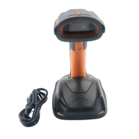 Escáner de Código de Barras 2D QR Industrial Resistente DY SCAN Rojo IP65 con Sensor CMOS Inalámbrico 2.4G BT y 1 Año de Garantía