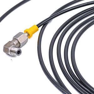 고압 블랙 나일론 튜브 호스 조립 유연한 꼰 절연 강철 와이어 유압 내유성 하드 테스트 절단 - Product Image 5