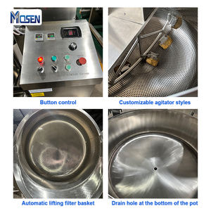 Máquina de ebullición y escaldado de acero inoxidable con agitador, cesta de filtro elevable automática y olla mezcladora, precio de fábrica personalizado - Product Image 2