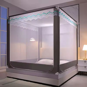 Luxuriöses geschlossenes Bett-Baldachin-Moskitonetz für Erwachsene, vollständiger 360°-Schutz °   Netzzelt, einfach zu installierender Anti-Mücken-Schlafunterstand - Product Image 6