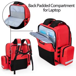 Mochila médica para EMS y socorristas de salud en el hogar First Responder Trauma EMT Bag con bolsas desmontables - Product Image 3