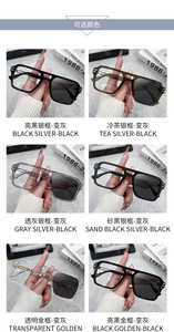Gafas <span class=keywords><strong>de</strong></span> <span class=keywords><strong>Sol</strong></span> Fotocromáticas LIER PG042JK <span class=keywords><strong>de</strong></span> Diseño <span class=keywords><strong>de</strong></span> Moda Estilo Aviador Deportivo con Doble Puente Anti Luz Azul HD UV400 <span class=keywords><strong>para</strong></span> <span class=keywords><strong>Hombre</strong></span> - Product Image 6