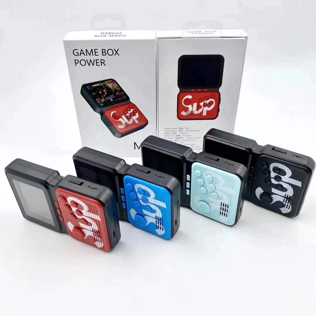 SUP портативная игровая консоль M3 Ретро индивидуальная модель 16 бит мини портативные игровые Box Встроенный 900 игры