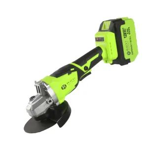 100mm Li-ion Brushless Cordless 1/2" Angle Grinder for Car Polishing, Wood Working Metal Furniture Cutting angle grinder