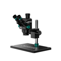 TBK701A Professional Trinocular Microscope PLC for PCB Repair HD Wide Zoom Microsoldering USB/HDMI LCD Display for Phone