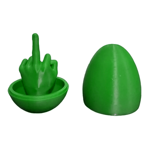 Phổ biến Hot mới lạ trang trí quà tặng Kid đồ chơi 3D in Easter <span class=keywords><strong>Egg</strong></span> prank ngón giữa trứng đồ chơi - Product Image 5
