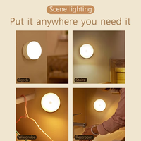 Lampes de nuit modernes à LED, 3 modes, rechargeables par USB, adhésion magnétique, éclairage d'urgence, salon, chevet, armoire, lampe