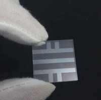 Substrat personnalisé en verre sodocalcique avec revêtement ITO et barre omnibus électronique imprimée pour écran tactile LCD blindage EMI
