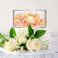 4 Supports à gâteaux en acrylique Boîte transparente à quatre couches pour mariages, anniversaires et festivals Disponible en 4 tailles différentes