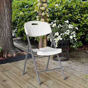 Bán buôn hiện đại ngoài trời Vườn Gấp ghế tiệc cưới trắng tổ chức sự kiện gấp ghế - Product Image 3