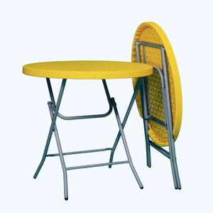 Plastic Fold <strong>Small</strong> Folding Molding <strong>Garden</strong> Outdoor Round <strong>Table</strong> - Product Image 2
